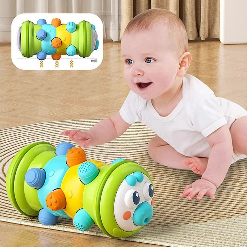 Baby Crawling Roller Toy Infant Activity Tummy Time Roller Montessori Educational Development Sensory Toys for Kids 0 12 Months