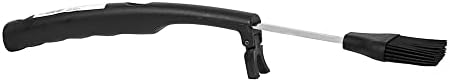 Mr Bar-B-Q Basting Brush Black Elevates tool head to prevent messes