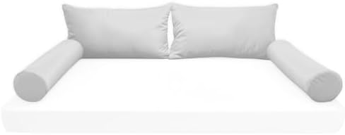 Twin Size Pillow Bolster Cushion Inserts Replacement Set