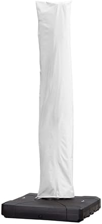UV-Protectable patio umbrella cover Easy to use White container