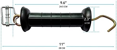 Qmark 2-Pack Electric Fencing Gate Handles with Polymer Buckle
