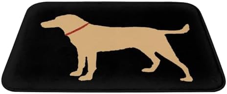 Yellow Labrador Retriever Carpet Welcome Doormat