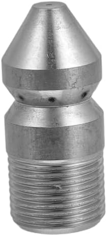 Unstuck Cleared with Power High-Pressure sewer Cleaning Jet Nozzle