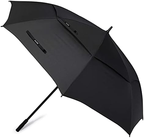 G4Free 72 Inch Automatic Golf Umbrella with Double Canopy Ventilation and Windproof Design