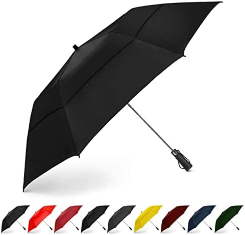 EEZ-Y Golf Umbrella Windproof Double Canopy Lightweight Compact for Travel
