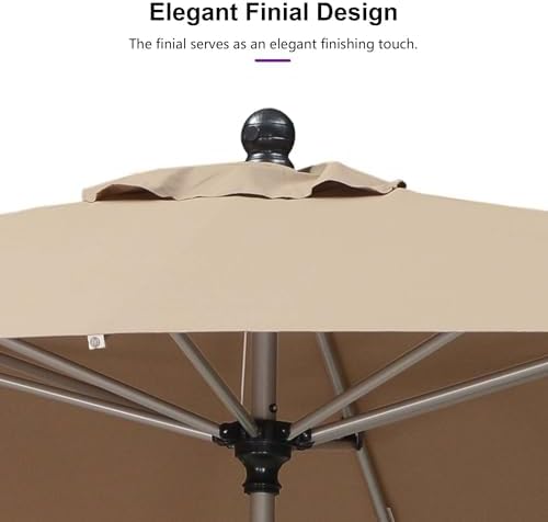 Elegant Purple Patio Umbrella with Tilt Adjustment for 65x10 PoolsLawns
