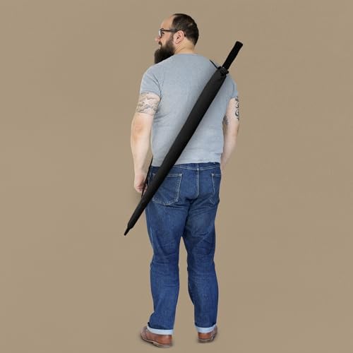 72 Inch Large Windproof Golf Umbrella With Double Canopy