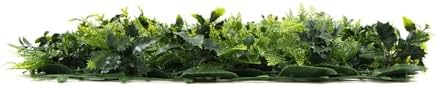 ULAND Plastic Faux Shrubs Fence Panels