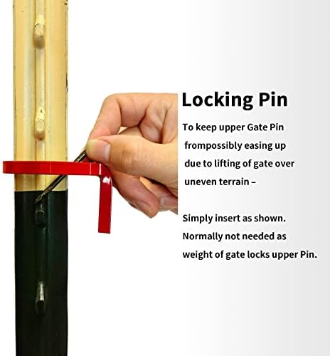 T-Post Metal Gate Hinge Pins Outdoor Farm Garden - 58 Pin