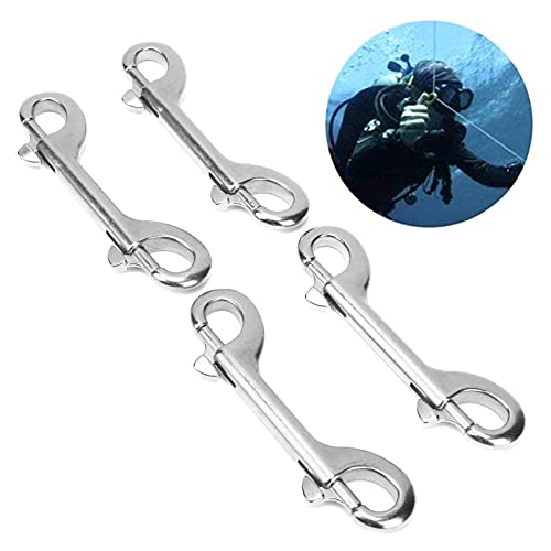 Sturdy 316 Stainless Steel Double-Ended Snap Hook