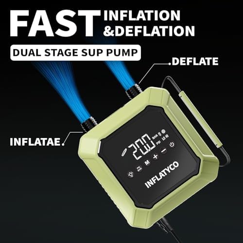 Quick-Inflatable Electric Air Pump for Paddle Boards