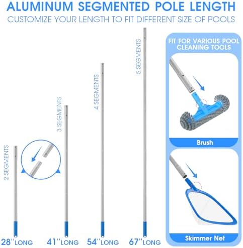 3PCS Pool Cleaning Kit High-Quality Tools for Easy Maintenance