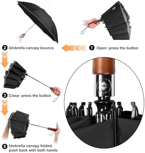 Lejorain Golf Inverted Umbrella