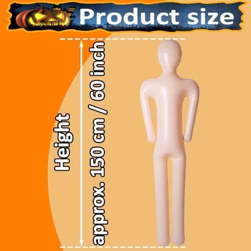 60 Full-Body Inflatable Mannequin Halloween Trick or Treat Custom Happiness