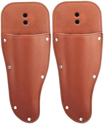 2-Piece Garden Pruner Holster - Durable Premium Leather Scabbard