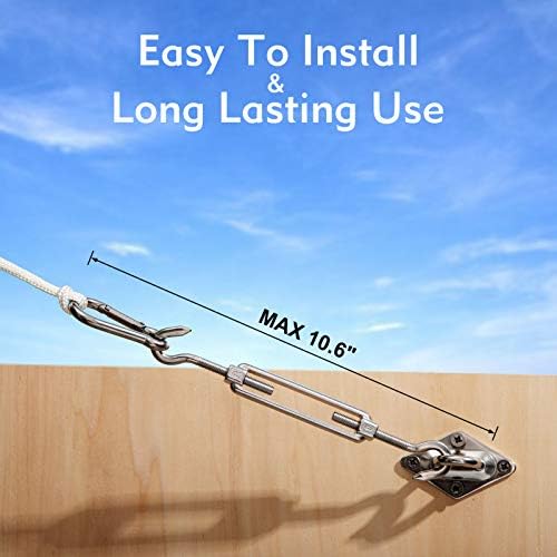 Sturdy Shade Sail Hardware Kit for Outdoor Use