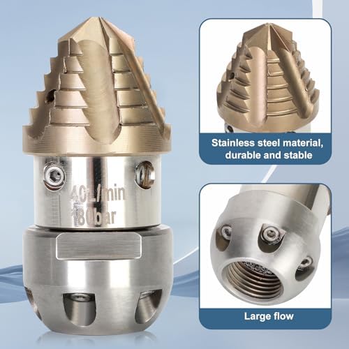 Anrain 3 8 NPT Sewer Jetter Nozzle with 2 Year Warranty