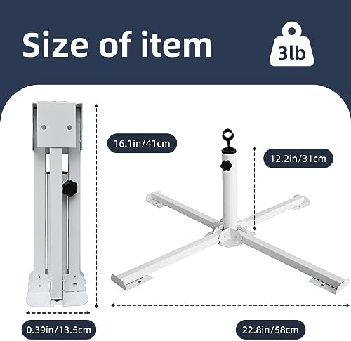 AMMSUN Portable Beach Umbrella Stand