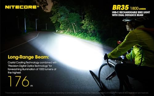 Nitecore BR35 Dual Beam Bike Headlight