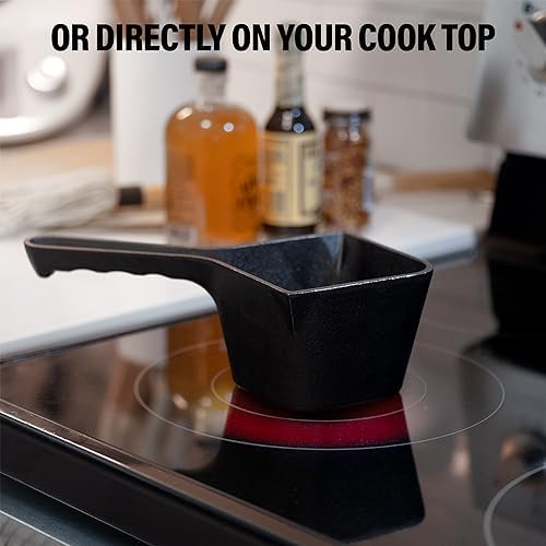 Elevate Grilling with Cast Iron Basting Pot Set