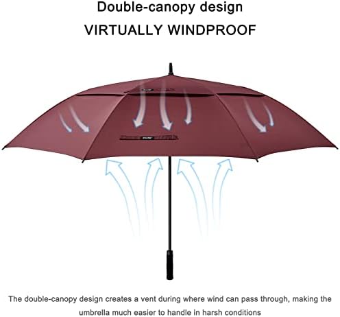 G4Free 72-Inch Golf Umbrella Compact Durable Lightweight