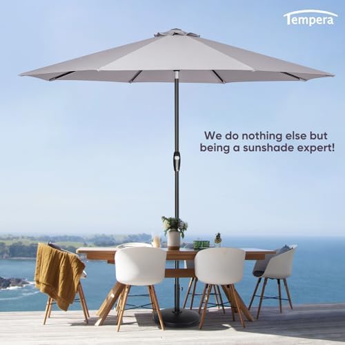 Sun in Style Tempera Outdoor Table Umbrella with Auto Tilt Durability