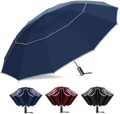 54 Inch Inverted Golf Umbrella Windproof for Rain