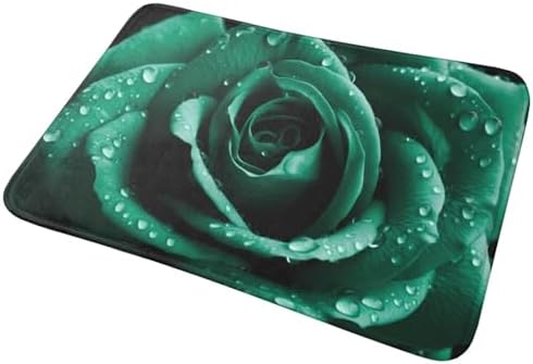SHIRMDIY Green Rose Door Mat