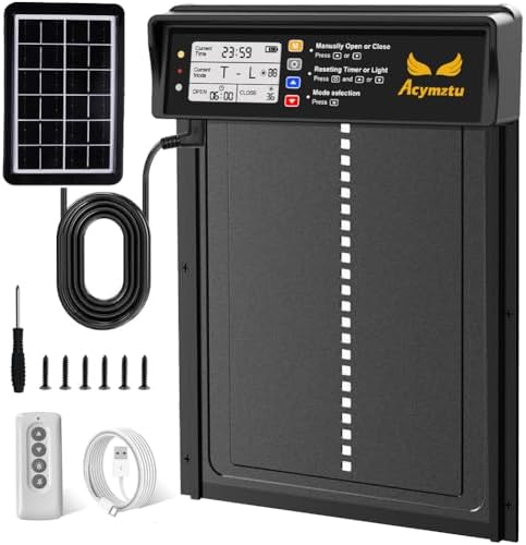 Perfect Solar-Powered Chicken Coop Door