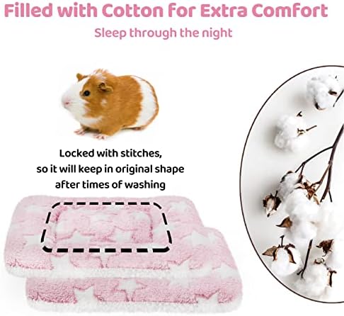 Amakunft 2-Piece Guinea Pig Bed Mat