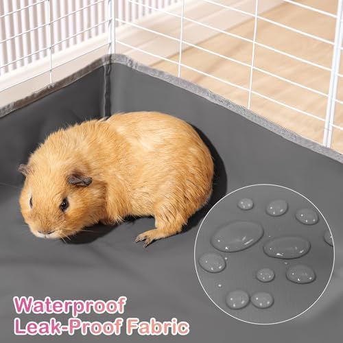 FunFurry Waterproof Guinea Pig Cage Liner 24x48 Dark Grey