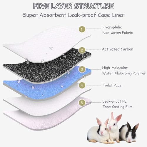 Tfwadmx 18x24 Rabbit Pee Pads 100pc