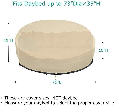 SunPatio Outdoor Daybed Cover
