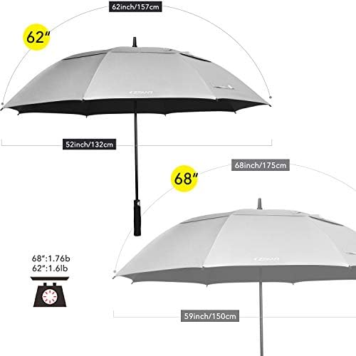 Rainy Day on the Linksversible Golf Umbrella