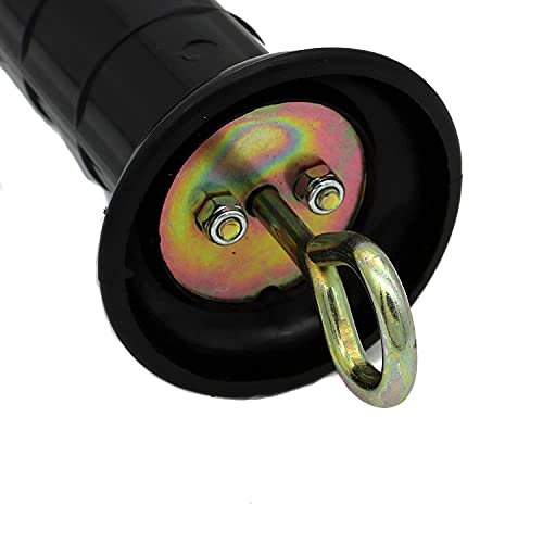 Rotating Electric Fence Gate Handle with Insulators
