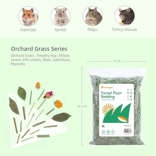 Niteangel Natural Soft Small Animal Bedding for Syrians Dwarf Hamsters Mice