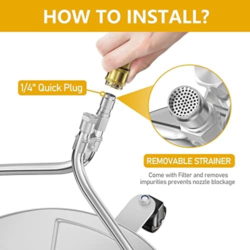 137 Surface Cleaner with 4 Wheels Bending Rod