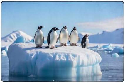 Antarctic Penguin Flannel Mat