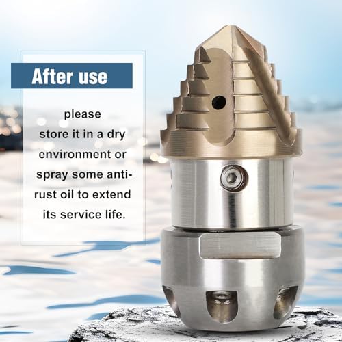 Anrain 38 NPT Sewer Jetter Nozzle with 2-Year Warranty
