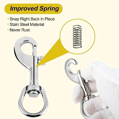 35 Swivel Snap Flag Clips