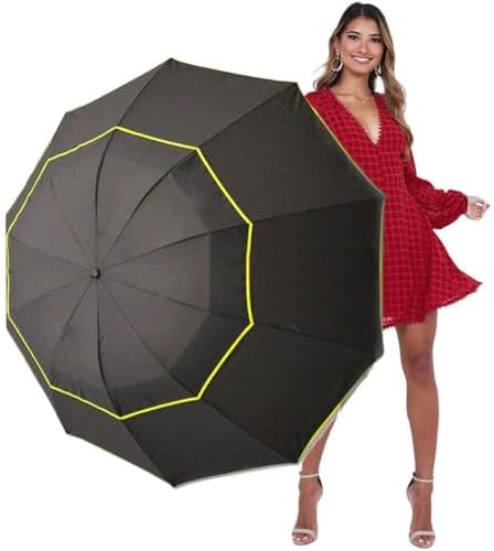 Kalolary UPF 50 UV Protection Golf Umbrella 62 for Men and Women