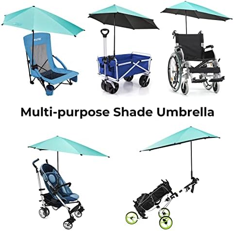 G4Free UPF 50 Adjustable Beach Umbrella XL
