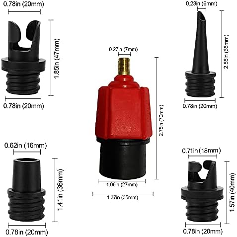 Sup Pump Adaptor for Inflatable Boards Boats more
