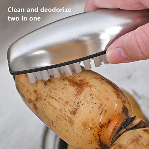 Buchaois Dual-Purpose Fruit Vegetable Nail Cleaning Brush