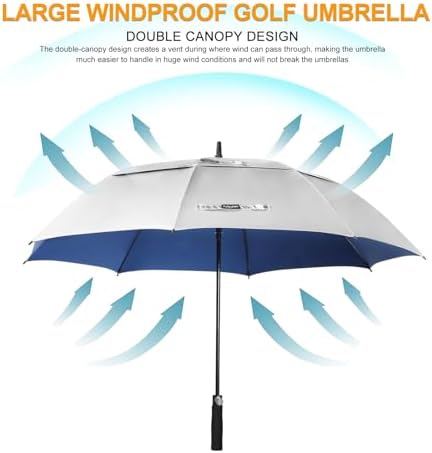 68 Arc Golf Umbrella UPF50 Protection