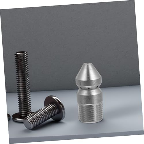 Unstuck Cleared with Power High-Pressure sewer Cleaning Jet Nozzle