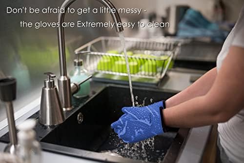 KITCHEN PERFECTopup Silicone Smoker Gloves Heat-Resistant Set