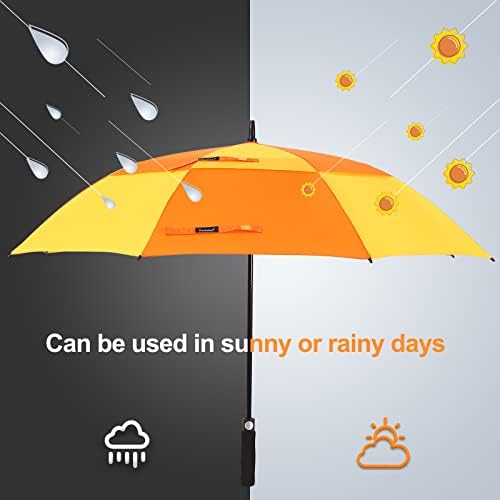 Lightning-Ready Golf Umbrella