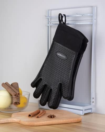 Heat-Resistant Silicone Grilling Gloves for Barbecue Cooking