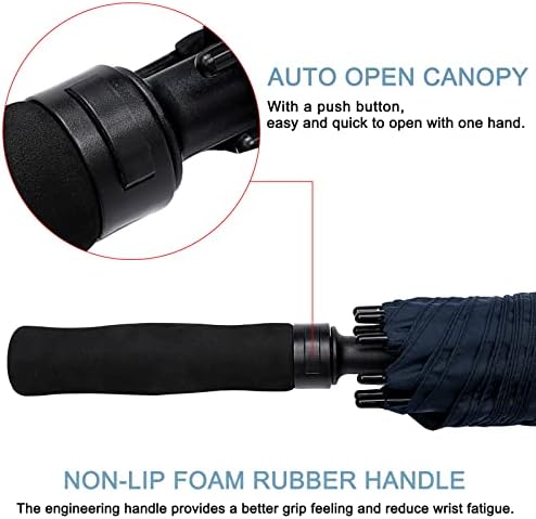 G4Free 72-Inch Giant Golf Umbrella - Durable Windproof with Auto-Open Function
